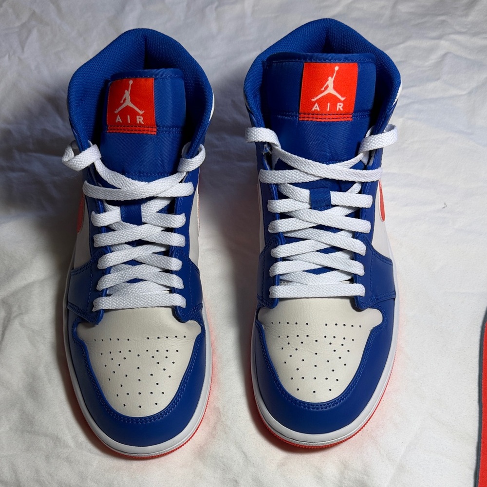 Nike Air Jordan Sneakers Blue, Orange and White 10.5